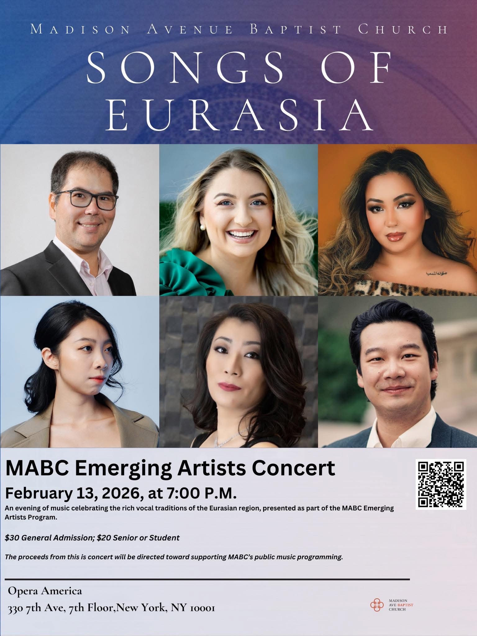 Songs of Eurasia – MABC Emerging Artists