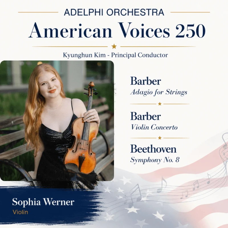 Adelphi Orchestra: American Voices at 250